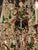 Metal 19th Century Italian Tole and Green Crystal Drop Chandelier For Sale - Image 7 of 9