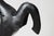 Folk Art Cast Metal Painted Black Rearing Horse on Wood Base For Sale - Image 10 of 10