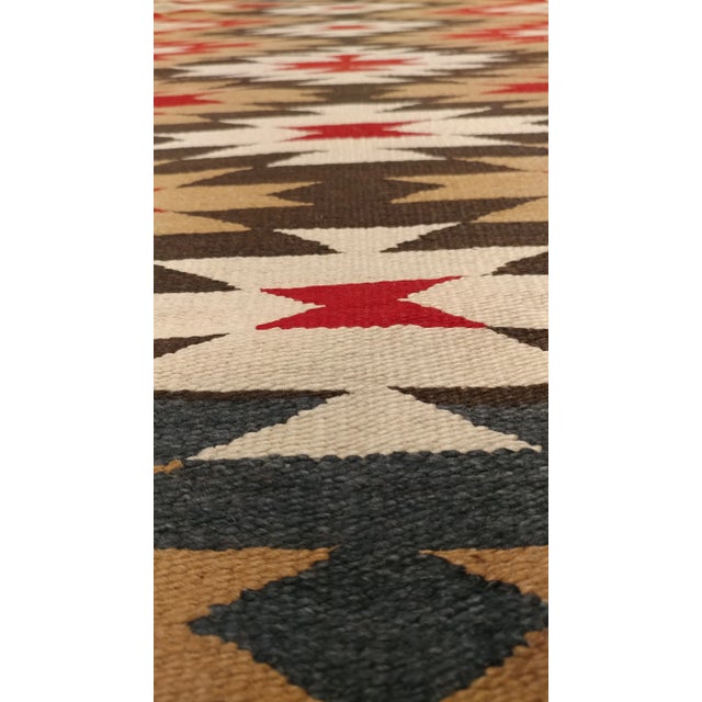 Vintage Navajo Style Rug, 4'7x7 For Sale - Image 12 of 13