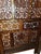 Wood Vintage Four-Panel With Brass Inlay Teak Wood Screen Room Divider For Sale - Image 7 of 8