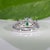 Green Zambian Emerald Ring With Natural Diamonds & Blue Sapphires: Solid 14k Gold, Size 6.75 For Sale - Image 8 of 9