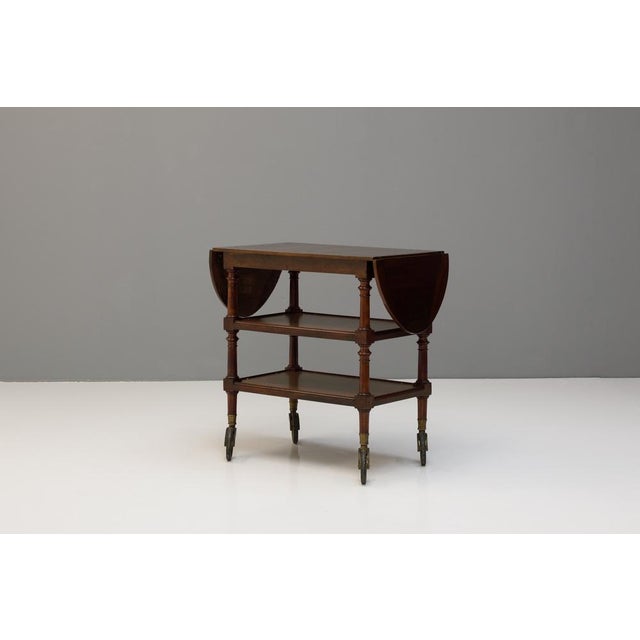 Vintage Walnut Trolley, 1890s For Sale - Image 11 of 11