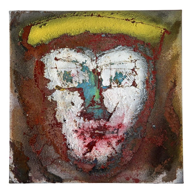 ArpVerdeacqua, The Clown, 2023, Acrylic on Canvas For Sale