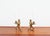 Brass candlestick in the shape of two monkeys in the "singerie" style. Circa 1900 Very good condition Height 17 cm Width...