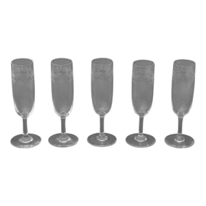 Baccarat Crystal "Sevigne" Champagne Glasses, 5