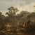Landscape with Peasants, 1800s, Oil on Canvas For Sale - Image 3 of 11