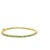 Early 21st Century Jean Vitau Tsavorite 18k Yellow Gold Tennis Bracelet For Sale - Image 5 of 7