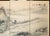 1970s 1970s Ming Style Monochrome Silk Screen "Mountain Landscape With River" For Sale - Image 5 of 18