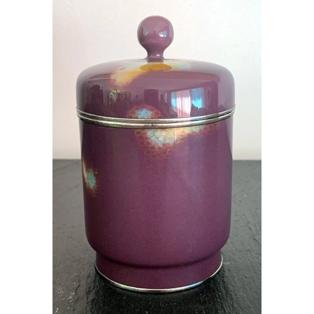 Japanese Cloisonné Covered Jar by Ando Jubei For Sale - Image 4 of 11