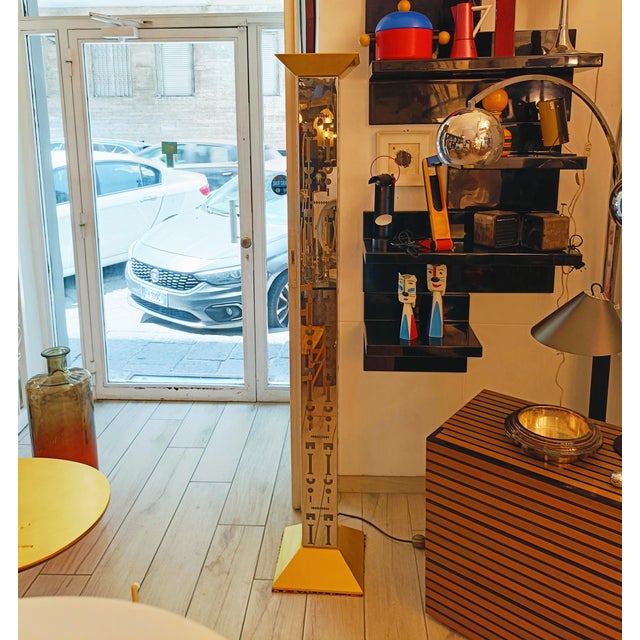 Rare floor lamp Mod.Ollo from the Ollo collection for Alchimia Design by Alessandro Mendini and Alessandro Guerriero. The...