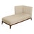 Interior Crafts Nyc Lakeside Chaise With Maple Wood Legs in Francesca Finish For Sale