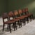 Chairs in Cognac Leather and Stained Oak from Jens Risom, United States, 1940s, Set of 6 For Sale - Image 14 of 14