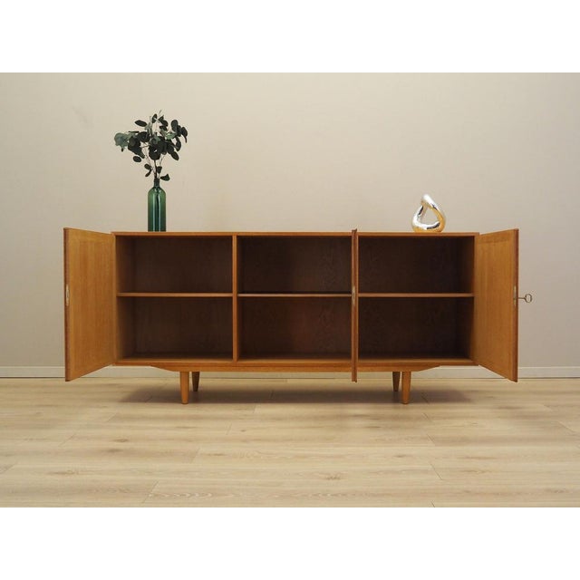1970s Danish Ash Sideboard attributed to Carlo Jensen for Hundevad & Co., 1970s For Sale - Image 5 of 18