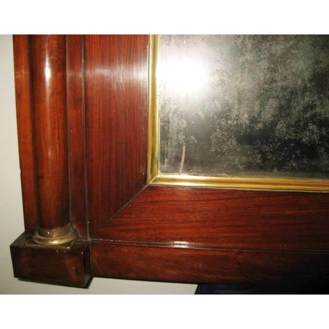 Antique Empire Style Mantelpiece Mirror, Early 19th Century For Sale - Image 9 of 16