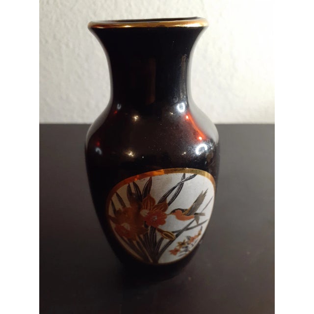 Japanese 1950s Vintage Japanese Chokin Art Bud Vase For Sale - Image 3 of 6