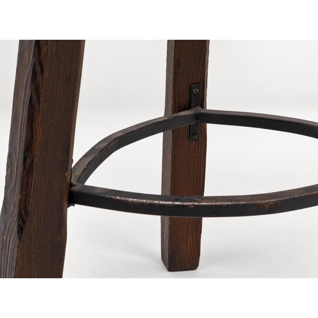 Vintage Brutalist Marbella Stools attributed to Sergio Rodrigues, 1970s, Set of 3 For Sale - Image 10 of 14