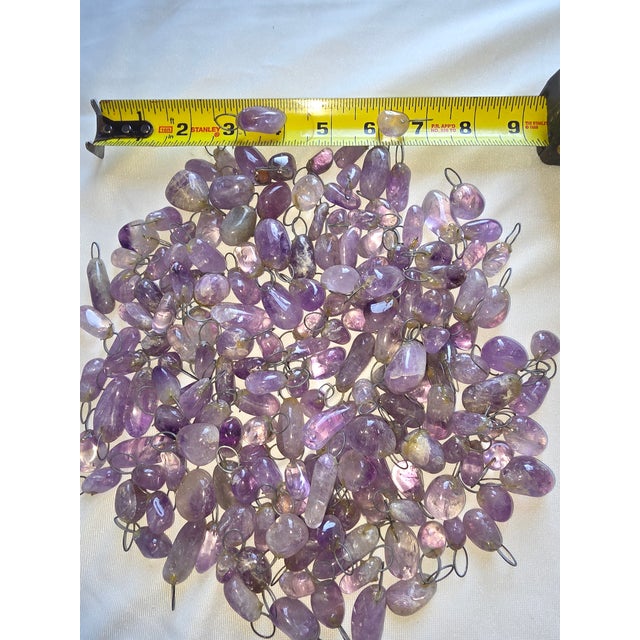 1970s Collection of Amethyst Quartz Drops For Sale - Image 5 of 11