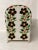 Handmade African Beaded Chair in Black Flowers For Sale - Image 4 of 5