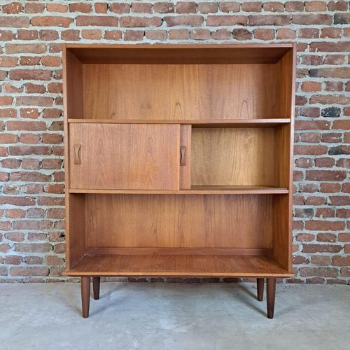 Mid-Century Bookcase in Teak from Clausen & Son Denmark, 1960s For Sale - Image 5 of 6