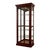 Pulaski Heritage Lighted, Lockable Display Cabinet With Patented Two-Way Sliding Glass Door For Sale