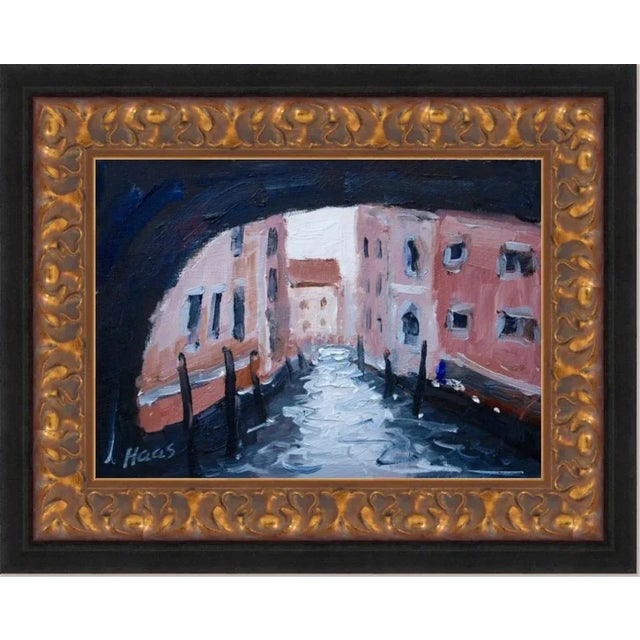 "Under the Bridge, Venice" Contemporary Italian Landscape Oil Painting For Sale In Reno/Lake Tahoe - Image 6 of 12