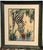 Art Deco Pair of Art Deco Zebra Watercolor Gouaches by Shirrell Graves in Verde Frames For Sale - Image 3 of 16