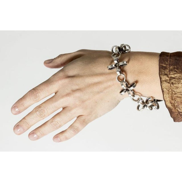Silver Bracelet from Cecilia Johansson, 1972 For Sale - Image 3 of 9
