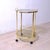 Bar Trolley with Removable Smoked Glass Tray for Metal Bottles, 1970s For Sale - Image 16 of 18