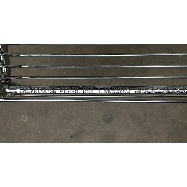 Postmodern German Kreuzschwinger Bar Stools by Till Behrens for Schlubach, 1980s, Set of 4 For Sale - Image 11 of 15