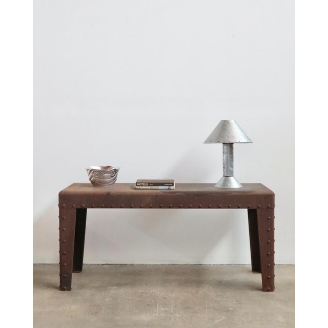 1990s 1990s Oakley Patinaed Display Console Table For Sale - Image 5 of 7