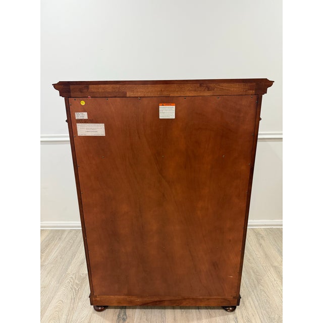 Chestnut Ralph Lauren Tall Dresser of Drawers For Sale - Image 8 of 12