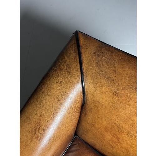 Art Deco Sheepskin Club Armchairs, Set of 2 For Sale - Image 4 of 11