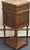 French Antique French Breton Carved Oak Marble Too Nightstand For Sale - Image 3 of 12