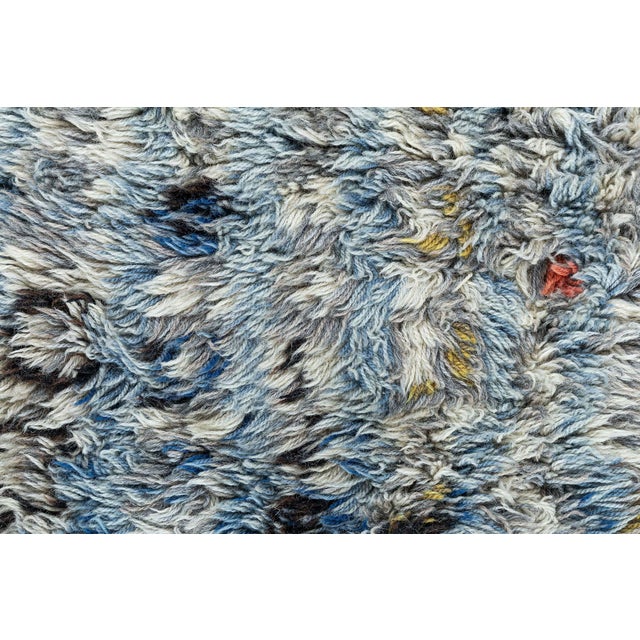 Swedish Rya Rug by Aili Suomi for Sylvi Salonen Doris Leslie Blau Collection For Sale - Image 4 of 10