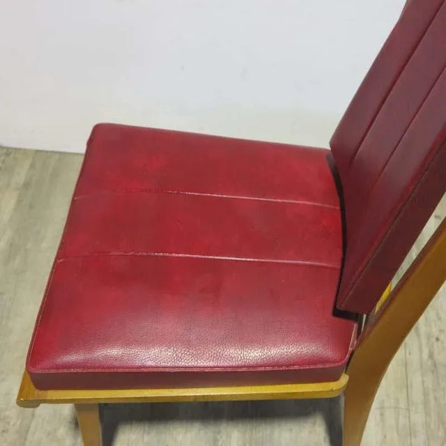 Set of Art Deco French Side Chairs, 1940s, in Very Good conditions. Designed 1920 to 1949