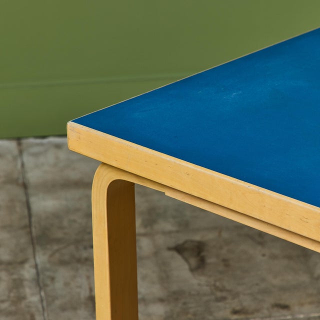 Mid-Century Modern Alvar Aalto Dining Table for Artek For Sale - Image 3 of 12