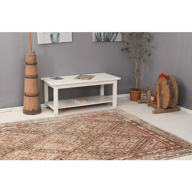 Mid 20th Century Antique Decorative Khotan Rug For Sale In Los Angeles - Image 6 of 7