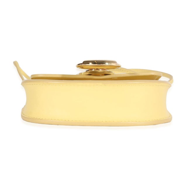 Yellow Leather The Mini Flat Pouch For Sale - Image 4 of 7