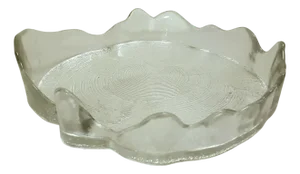 Woodstock Glass Bowl by Bengt Edenfalk for Skrufs, 1960s