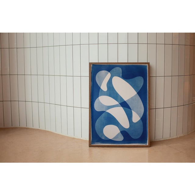Details: + Title: The Splash + Year: 2026 + Medium: Cyanotype on Watercolor Paper + Stamped and Certificate of...