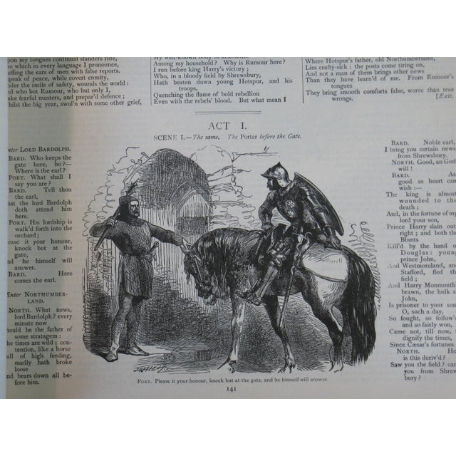 Antique Book Shakespeare Fine Rebinding Howard Staunton John Gilbert English For Sale - Image 17 of 17