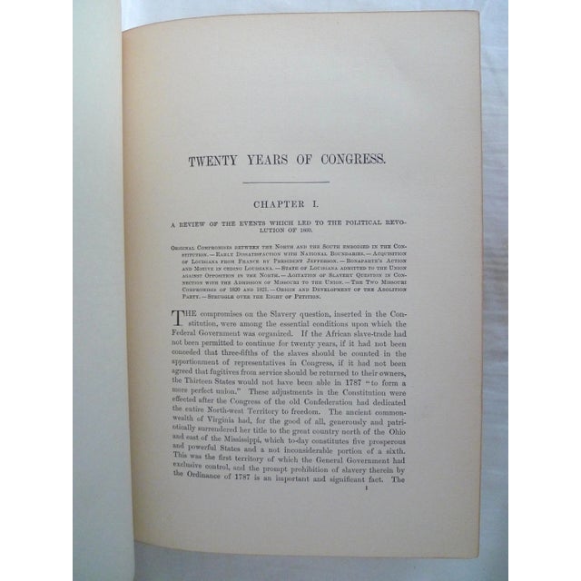 Brown Mid 19th Century Illustrated Volume Set, Signed Presentation Copy of James Blaine's Twenty Years of Congress - 2 Books For Sale - Image 8 of 13