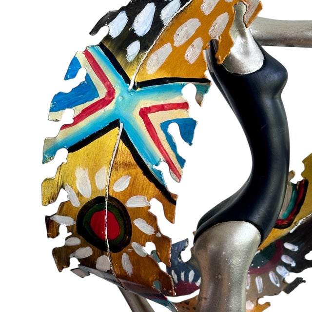 Art Deco Mid 20th Century French Art Deco Ballerina Iron & Resin Sculpture For Sale - Image 3 of 11