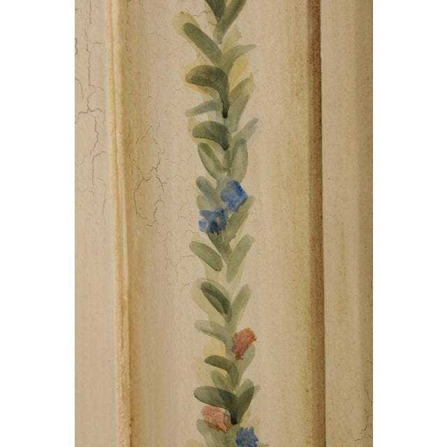 Habersham Crackle Paint Trumeau Mirror For Sale - Image 12 of 18