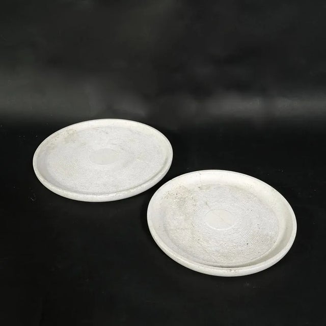 Flat Travertine Centerpiece Trays, 1970s, Set of 2 For Sale - Image 13 of 13