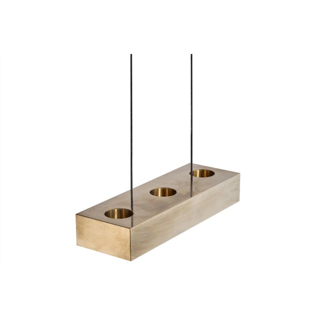 Brass Oblivion Suspended Light by Lexavala For Sale - Image 4 of 5