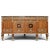 (2 pcs) French Ormolu Mahogany & Satinwood Commode Set Late 19th-early French (1) Antique French Louis XVI style mahogany...