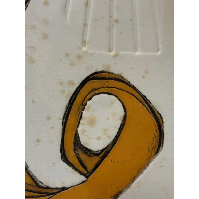 Large Embeded Rusty Geometric Abstract by Eva Koloswary For Sale - Image 9 of 9