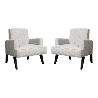 Pair of Mid-Century Modernist Arm Chairs W/ Splayed Supports by Williams Haines For Sale