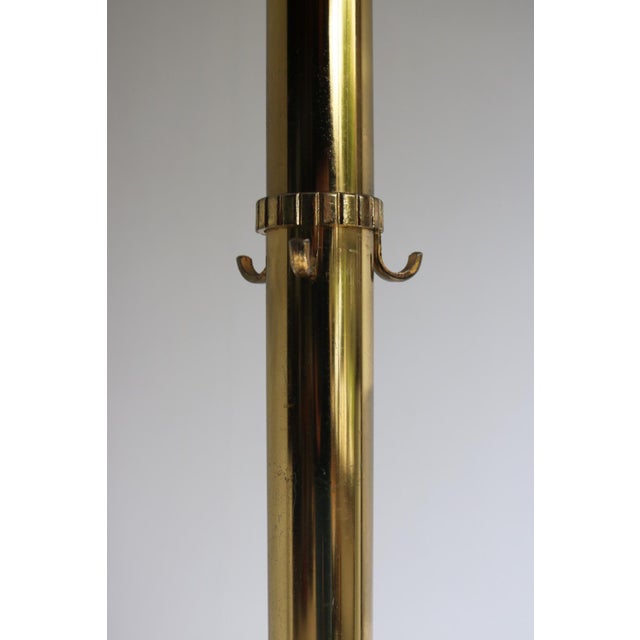 Vintage Regency Coat Rack with Wide Decorated Base, 1960 For Sale - Image 6 of 13